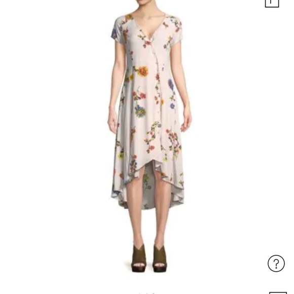 Free People Ivory Combo Poppy Dress NWT SZ SM - Picture 2 of 4